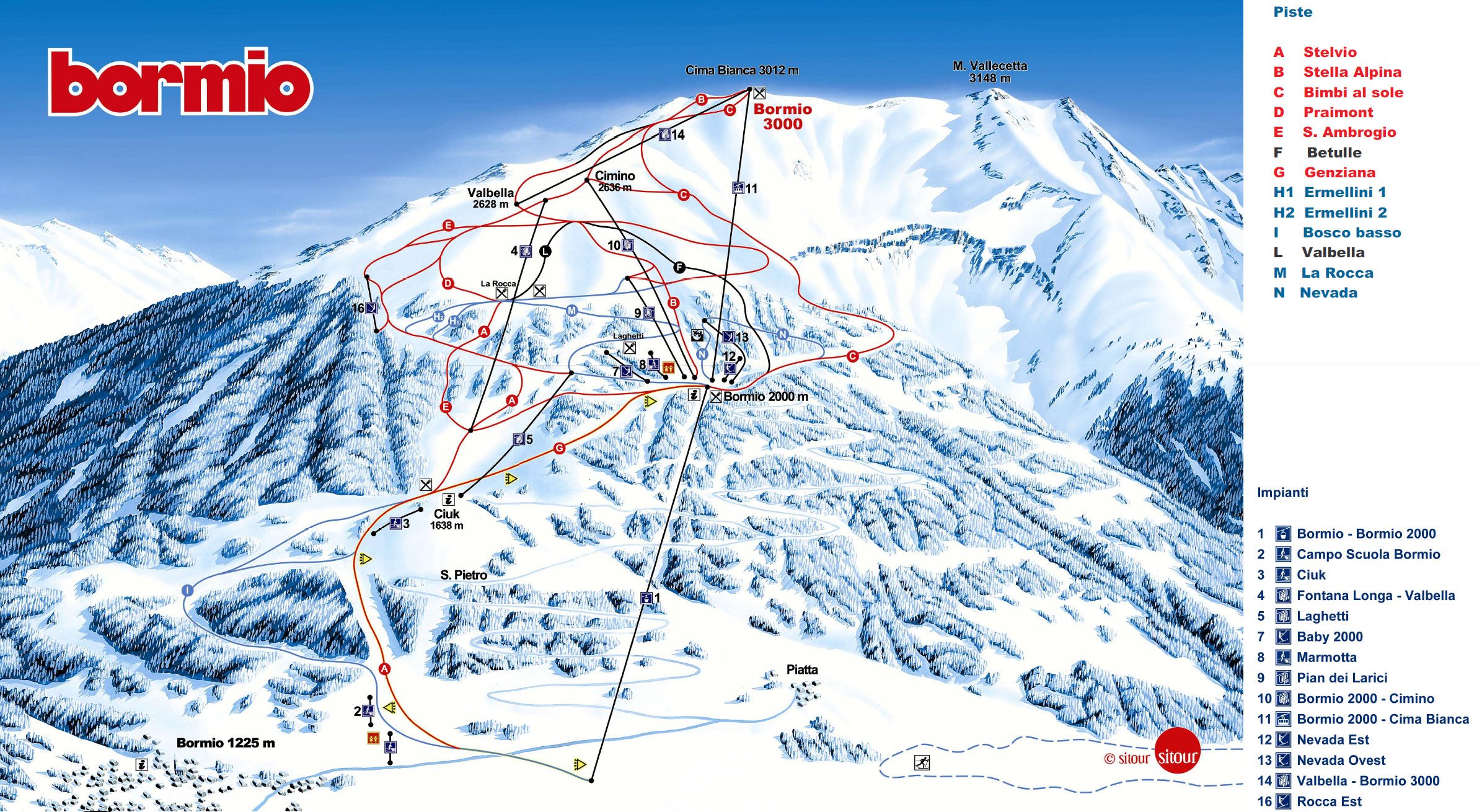 Ski Map - skiflicks.com